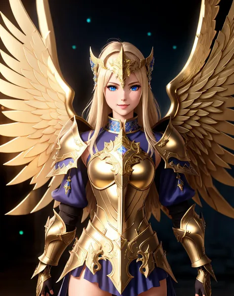 a close up of a woman in a costume with wings