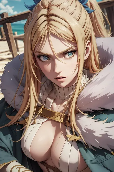 (masterpiece, best quality), 1girl,   <lora:ChloeMorgan:1> chloemorgan, fur-trimmed cape
