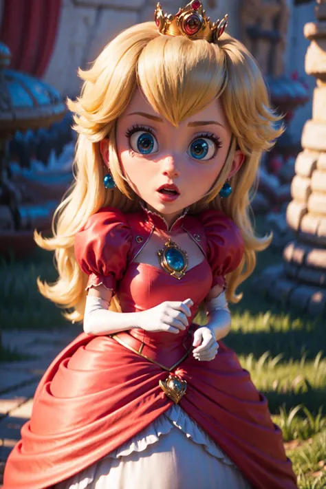 a close up of a doll dressed in a princess dress