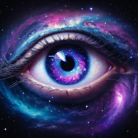 magical galaxy eye