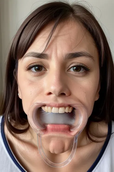 Mouth Retractor Gag (Realistic / Cum Mouth)