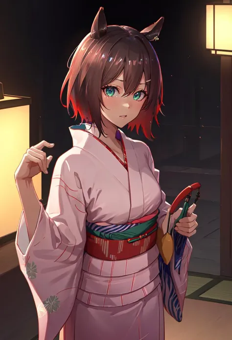 best quality, masterpiece, highres, solo, (catapult_arknights:1.10), (yukata:1.30), (kimono:1.15), 15 <lora:catapult_arknights:0.80>