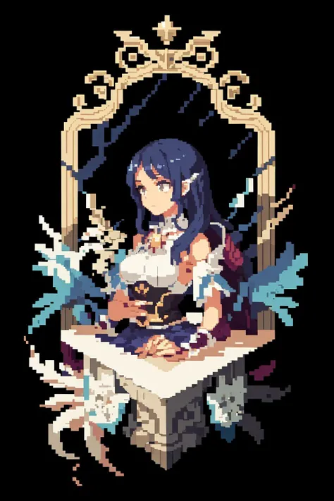 (masterpiece, top quality, best quality), pixel,pixel art,1girl,
 <lora:pixel_5:0.5>