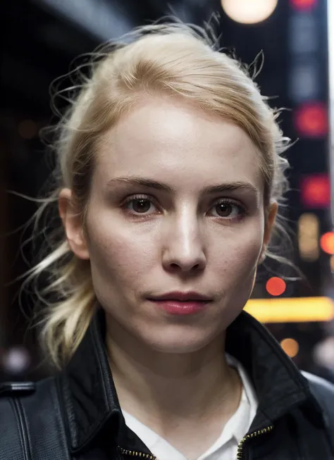 photo of sks woman, pale skin, working class in new york city, upper body, detailed skin, 20 megapixel, canon eos r3, detailed, detailed face, <lora:locon_noomirapace_v1_from_v1_64_32:1>