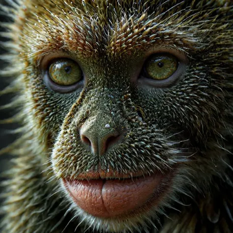 El3ctr0nStyle photo of a green monkey, ultra detailed, chaos, furry
 <lora:Electron_Style_v2:1.3> <lora:gstrxl:1> <lora:Stunning_eyes_2:1>