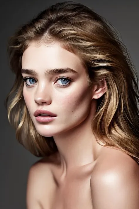 (close-up:1.0) photo of (CR-NataliaVodianova-frankyfrank2k:0.9) as (young:1.0) woman, (oiled skin:1.0), (tilted angle shot:1.0),
(8k uhd:1.0), (best quality:1.0), (masterpiece:1.0), (sharp focus:1.0), (basic grey backdrop:1.0),