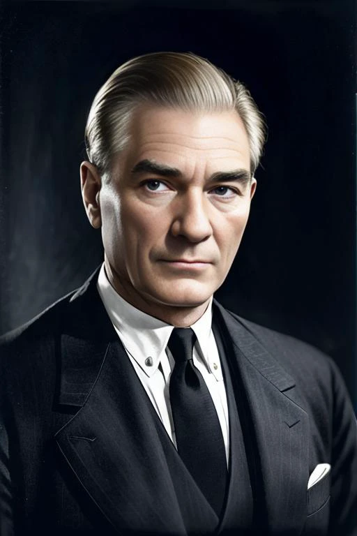 a man 44y.o, ((fullbody:1.5)), award winning photo, (((blond hair))), his hair is a little loose from the top, hair combed back, wide face, (skindentation:1.3), looking around, fashionable clothes, ((masterpiece)), detailed face, detailed ((blue eyes)), co...
