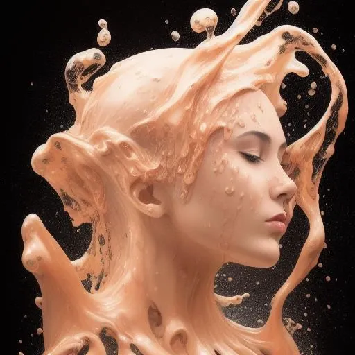 a woman made of liquid splashes, merging, melting, splashing, droplets, mixing, fading away, exploding,  swirling, 
intricate detail, modelshoot style, dreamlikeart, dramatic lighting. 8k, highly detailed, trending artstation, 
Slpashter_2