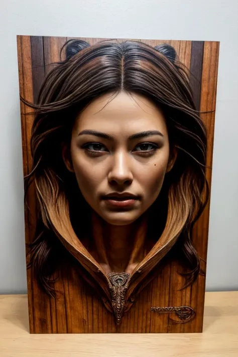 ((best quality)), ((masterpiece)), ((realistic,digital art)), (hyper detailed),wooden_made, souvenir, <lora:model-lora-wooden-made-10:1>