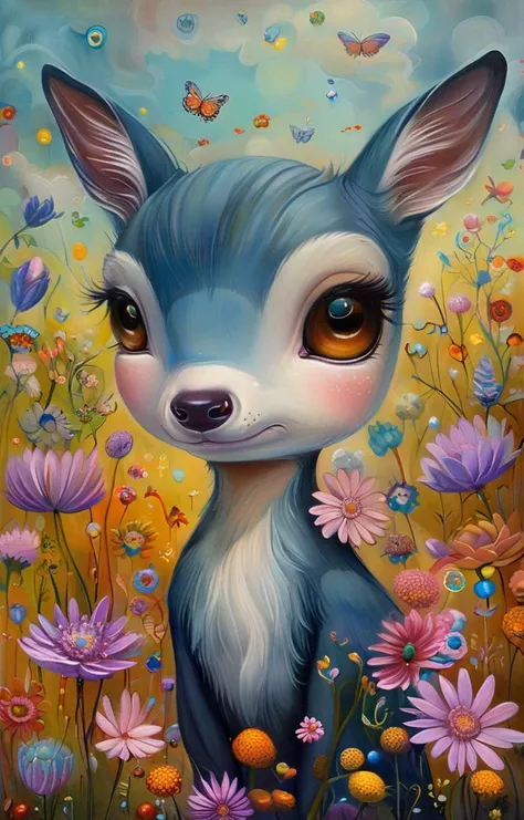 masterpiece,best quality,<lora:tbh158-sdxl:1>,illustration,style of   Jeremiah Ketner, animals