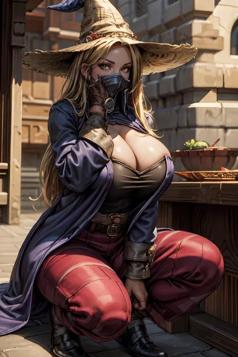 (masterpiece, 8k, 4k, extremely detailed, best quality, absurdres:1.4) nice hands, perfect hands, 1girl,  mature, milf, (huge tits:1.3),<lora:more_details:1> <lora:ffxii-nvwls-v1:lbw=outall:1> 12style, desert, city, castle, sand, background out of focus, d...