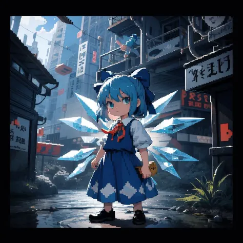 pixel-art 1girl cirno