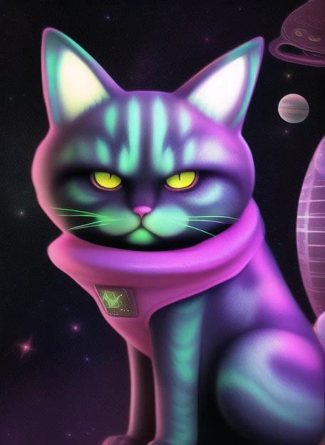 grumpy lsd space cat