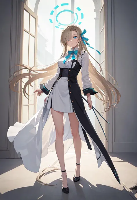 (safe:1.10), best quality, masterpiece, highres, solo, (asuna_bluearchive:1.10), full body, 21 <lora:asuna_bluearchive:0.80>