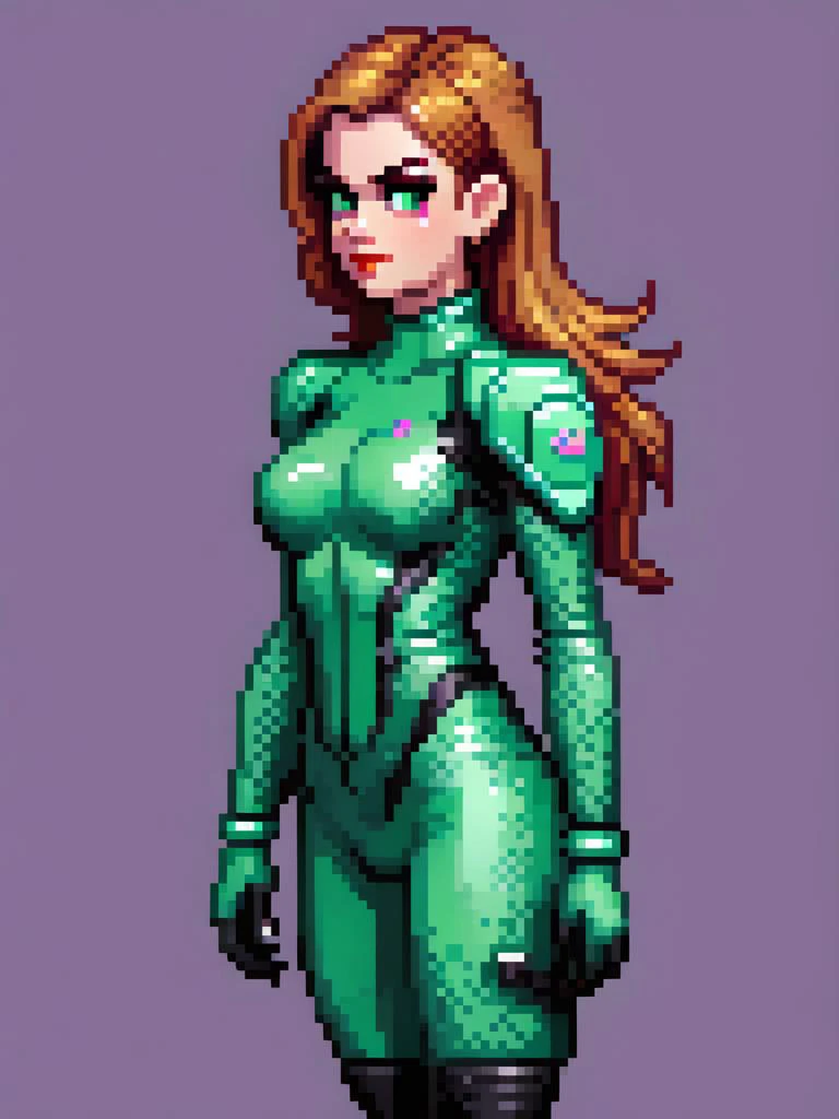 pixel art,1girl, latex