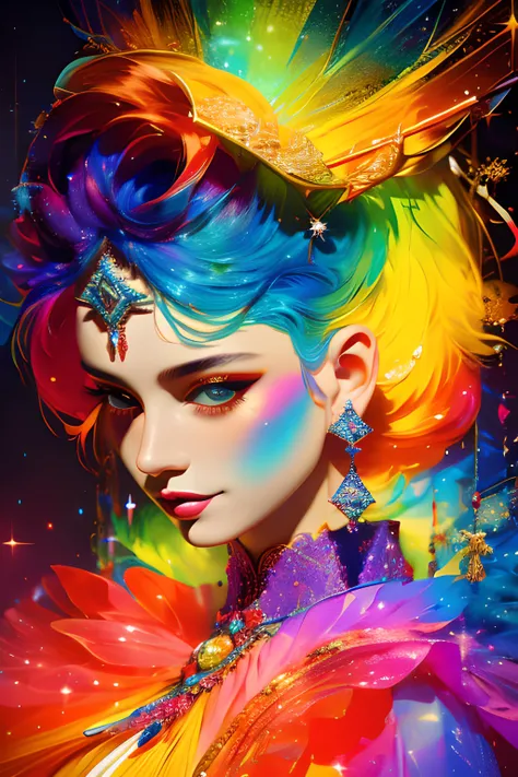 splash art, alcohol ink, detailed airbrush of fashion by coco chanel 1920,adorable cute woman, dark fantasy, medium angle, glowing, UHD, vivid colors, Huang Tingjian, Li Di, Zhang Jingna, magic, digital illustration, trending on artstation, sharp focus, st...