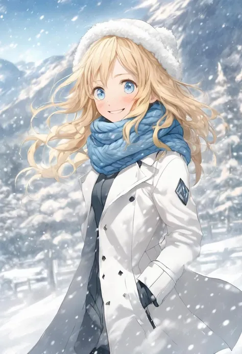 (2d, anime, waifu:1.5), (best quality, masterpiece, official art, beautiful and aesthetic, extremely detailed:1.2), (winter, snow, snowing, blizzard, white_theme, wind:1.0)
ADDCOMM
(cloudy_sky, horizon, mountainous_horizon:1.2)
ADDROW
(1girl, smile, de...
