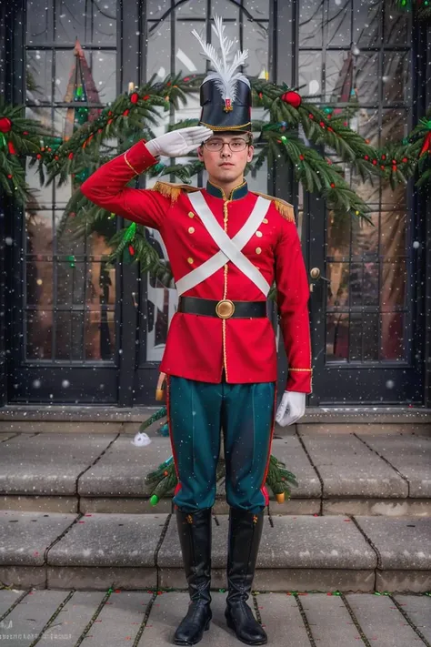 Christmas toy soldier costume