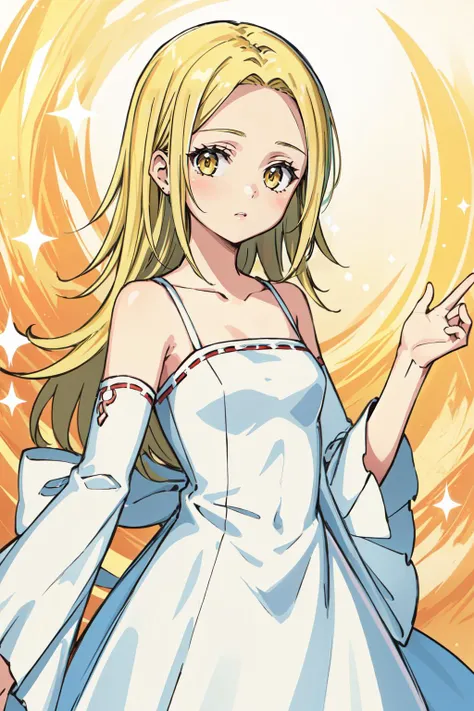 (masterpiece, best quality),  intricate details,
1girl,  <lora:elaine-nvwls-v2:0.8> sdsElaine, blonde hair, yellow eyes,  sdsElaine, white dress, detached sleeves,