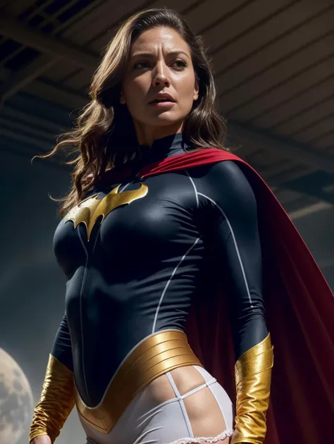 ((best quality)), ((masterpiece)), ((inked)), ((long wet wavy brunette hair)), majestic intricately detailed soft by jim lee, ((nubile toned brunette superhero on the surface of the moon)), (deborah ann woll:1.1)|(jennifer connoly:1.1)|(kelly brook:1.3),...