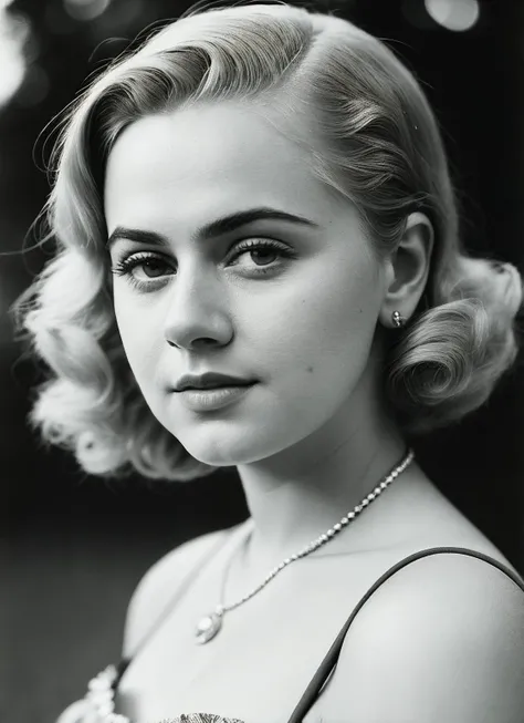 A 1930s professional photograph of sks woman, ((detailed face)), (High Detail), Sharp, 8k, ((bokeh)), <lora:alexaMarekaModel_v10:1.3>