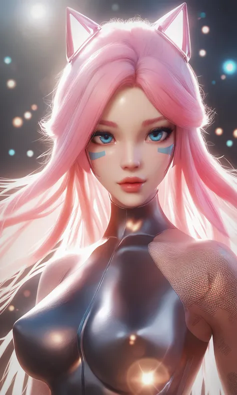 core_9,score_8_up,score_7_up,score_6_up,score_5_up,score_4_up,
a (extreme close up) of a robot girl with (bright blue eyes and pink hair ) and face makeup,pale skin,
very detailed skin,skin pores,italian shot,lens flare,spot lights,sharp focus,intrincate d...