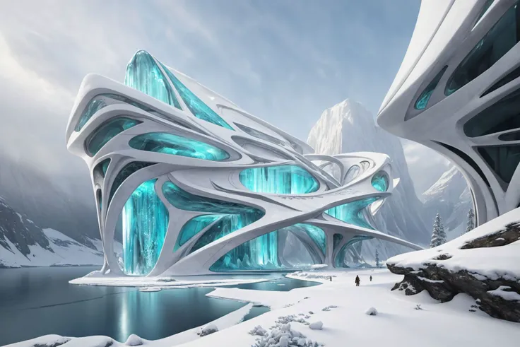 by advntr, landscape, a fantastic artictacture made by glass, (ultra instricate structure: 1.8),  ice and fire, fantasy art,  concept art by Raphael Lacoste, digital illustration, 8k, FHD, ultra resolution, masterpiece, ultra detail
<lora:zahaHadid_v10:0.7...