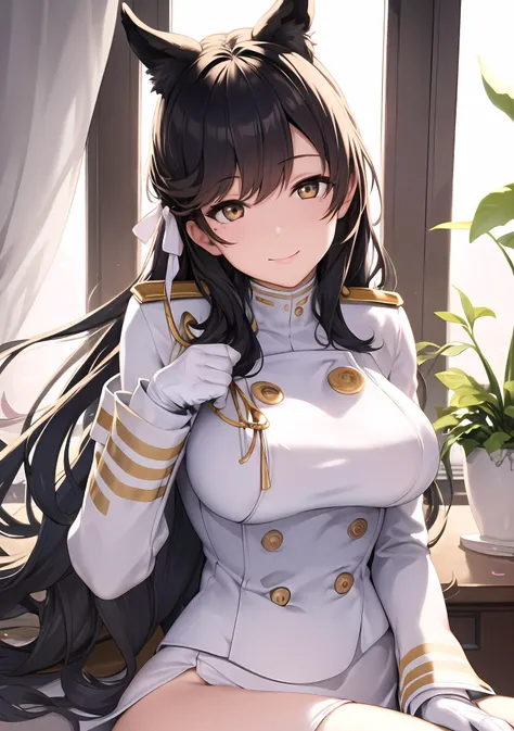 atago, (origin:1.0), masterpiece, best quality, best illumination, 1girl, best shadow, an extremely delicate and beautiful, finely detail, 
depth of field, bloom, shine, glinting stars, classic, highres, original, perfect lighting, colorful, medium breasts...