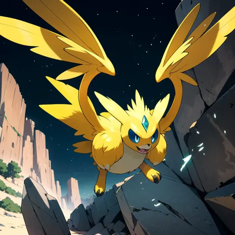 pokemon is a pokemon movie with a very large yellow pokemon