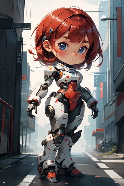 masterpiece, best quality, beautiful japanese woman, android, cybersuit, exosuit, hardsuit, mechasuit, mecha, <lora:nijiarmor_v2:0.8>, <lora:more_details:0.3>, <lora:stylesqueeze_v3:0.6>,<lora:GoodHands-beta2:1>,chibi