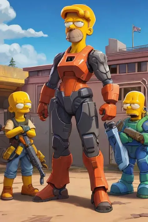 the simpsons in HALO