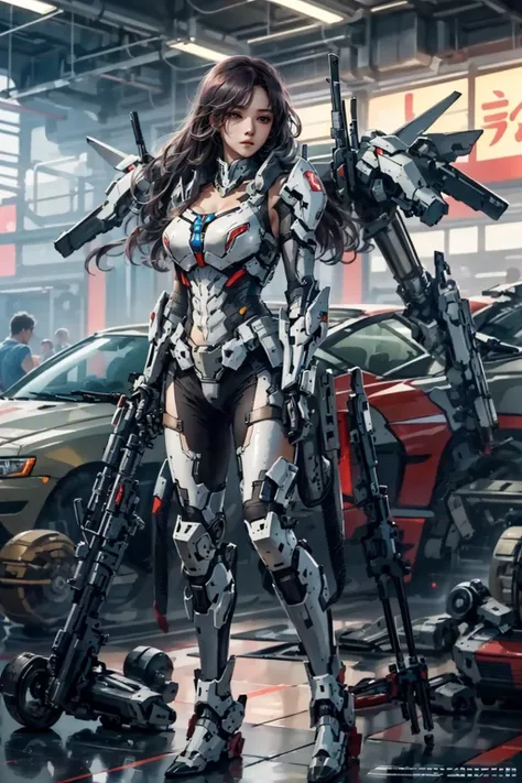 best quality,masterpiece,highres,original,extremely detailed wallpaper,perfect lighting,extremely detailed CG,<lora:add_detail:0.3>,perfect_photography.txt,
<lora:2023-05-14_195854:0.7>,mecha,