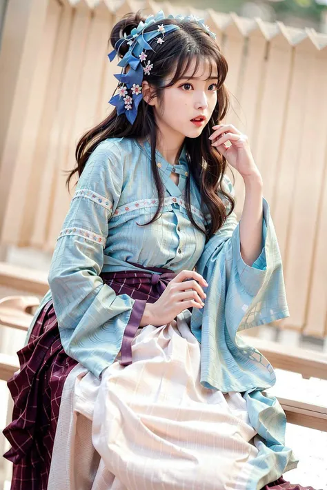 (8k, best quality, masterpiece:1), (realistic, photo-realistic:1),cute, dating,(smile:0.9), (closed mouth),small breasts, beautiful detailed eyes,Perfect Face,<lora:hanfu_v29:0.72>, song style outfits, song hanfu, 1girl, long  shan, pleated shan skirt, <lo...