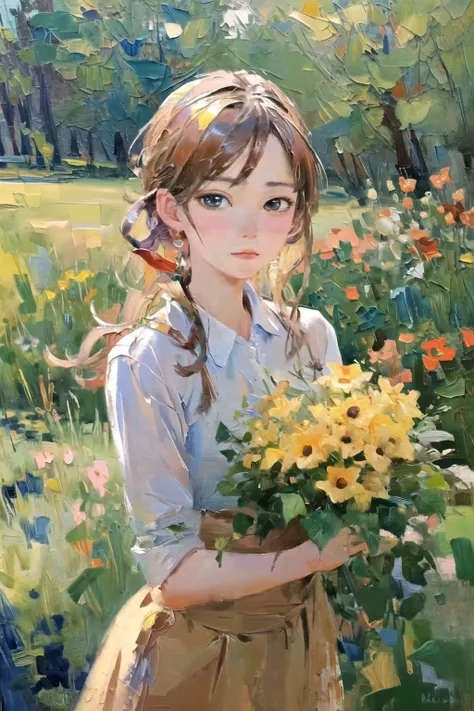 <lora:oil painting:1.4> (bichu, oil painting:1,2)