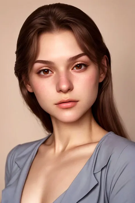 realistic <lora:KallieKurudzhy_v1:.9> KallieKurudzhy, wearing invisible makeup,headshot