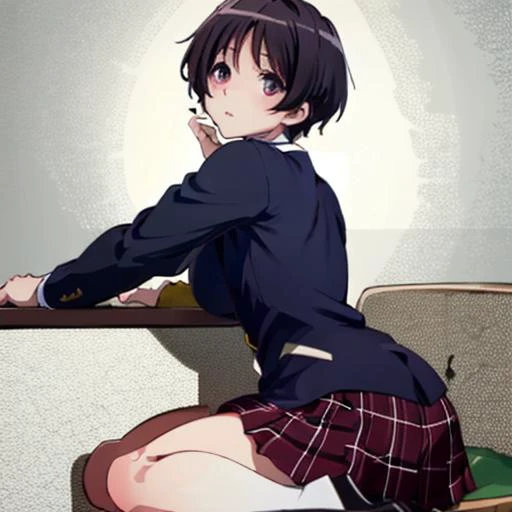 <lora:kuminTsuyoriChNibyDemoKoi_v10:0.8> KuminWaifu, school uniform, masterpiece, best quality, expressive eyes, perfect face