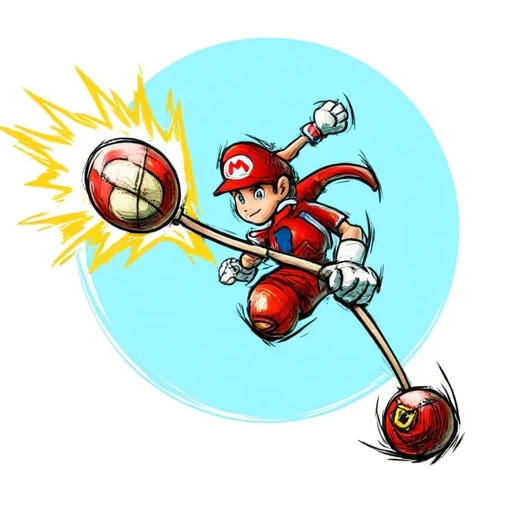 Mario strikers style (FLUX)