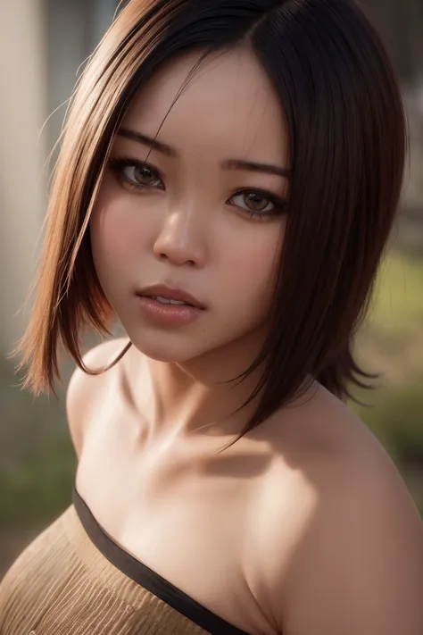 masterpiece, best quality, ultra high res, (photorealistic:1.8), unreal_engine, photograph, realistic_skin_texture, (Indonesian woman:1.8), solo, ultra face detailed, outdoors