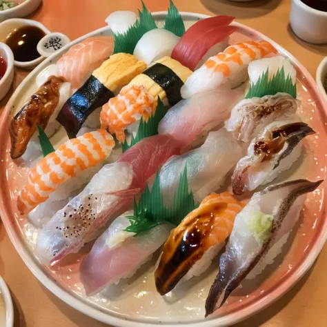 おまかせにぎり盛り合わせ sushi SDXL