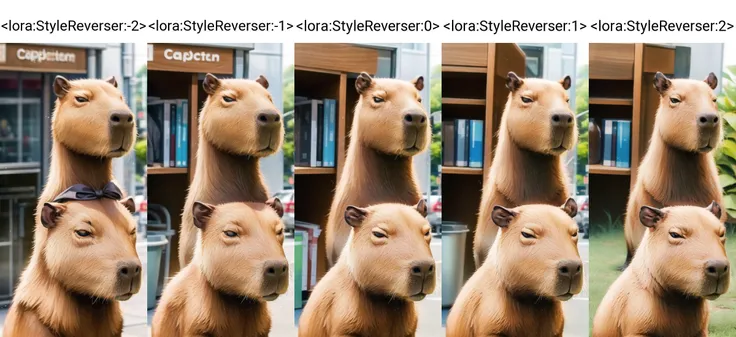 <lora:add_brightness:0.5><lora:add_detail:0.5><lora:capi:1> <lora:StyleReverser:-2>capybara