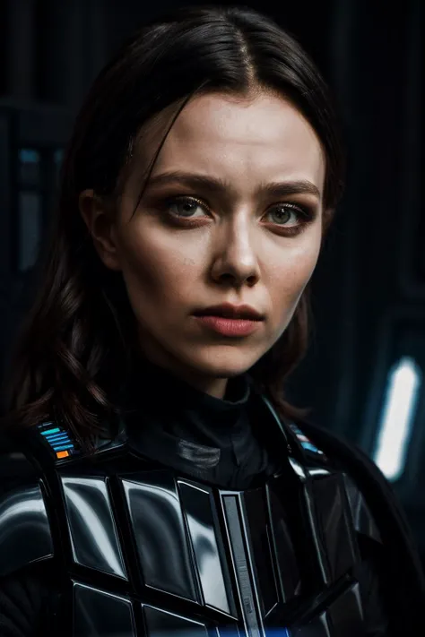 A stunning intricate full color portrait of isk, wearing darth Vader outfit, epic character composition, by ilya kuvshinov, alessio albi, nina masic, sharp focus, natural lighting, subsurface scattering, f2, 35mm, <lora:add_detail:0.8> <lora:IvannaSakhno-R...