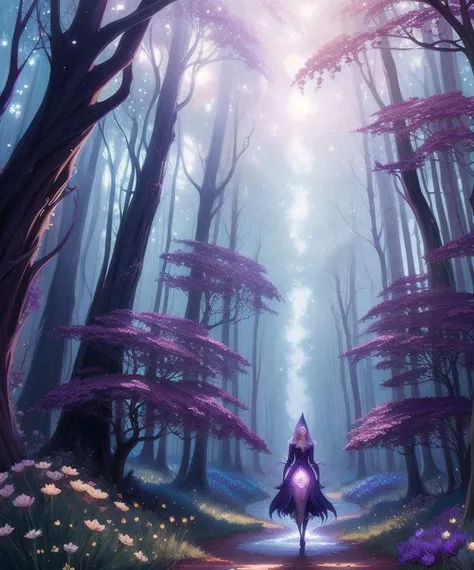 witch, digital painting, dreamlike, intricate details, sharp focus, trending on artstation, art by lois van baarle and loish and ross tran and rossdraws and sam yang and samis arts and artgerm, fairy tales, pixar, disney, dreamworks style, surrounded by ma...