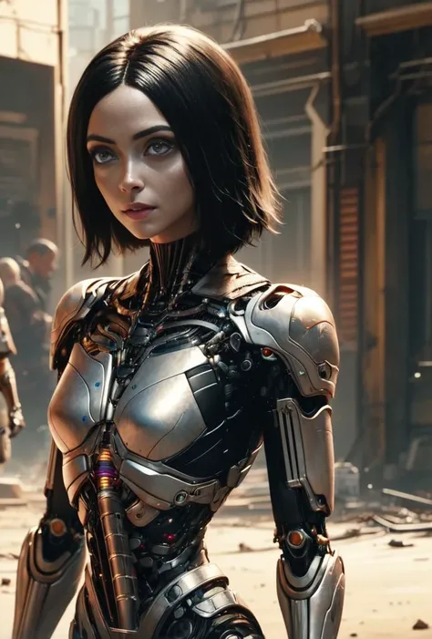 Alita: Battle Angel, (Cyborg girl:1.2), SciFi, Cyberpunk

UHD, HDR, 16K, ((Masterpiece)), alita woman <lora:alita_Test3Safetensors:0.5>