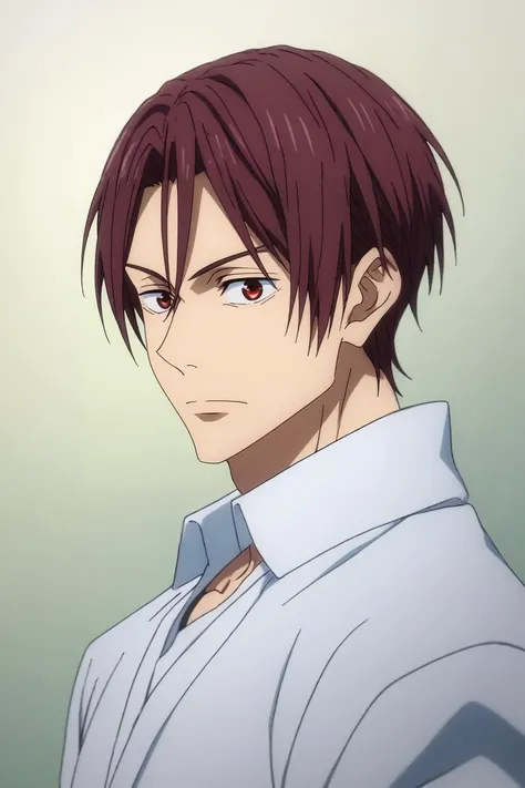 score_9, score_8_up, score_7_up, source_anime, rating_safe, , (3d:0.4), , upper body, , 1boy, male focus, <lora:rin_matsuoka_pony:0.70>, rin_matsuoka, red hair, red eyes, hair between eyes, solo, Flight, <lora:jujutsu_kaisen_style_pony:0.74>, jujutsu_kaise...