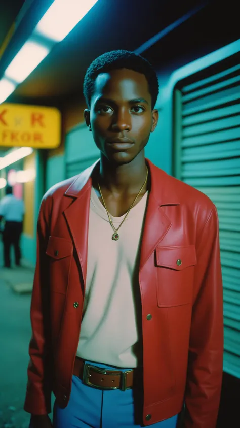 photograph, Kodak Ektar 100, Short exposure, Ambient lighting, Canon EF, Cruel Geeky Haitian Male, Fujifilm XT3, Canon R5, Fujicolor Fujichrome Velvia 100, Sci-Fi