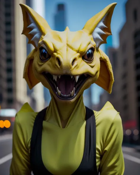 cinematographic LUT, solo mid shot portrait photo of a real life version of agumon <lora:digimonAgumonLora_v10-agumon:0.8>
<lora:TestLUTs4-sd15:0.6>