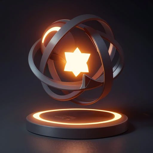 a close up of a light that is on a table