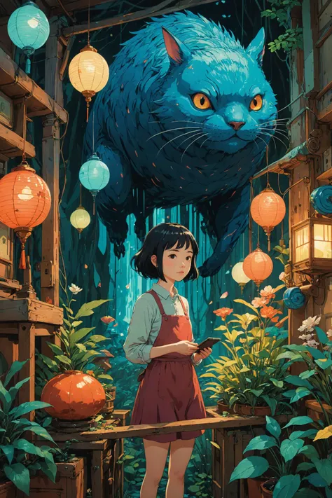 (digital art by Victo Ngai  and Harry Hoffman:1.2),style by nty,
aesthetic of installation sculpture,unorthodox artistic triumph,
masterful details,farming atmosphere,
(dark pink and electricblue colors:0.1),(center composition:0.1),
<lora:xl_more_art-full...