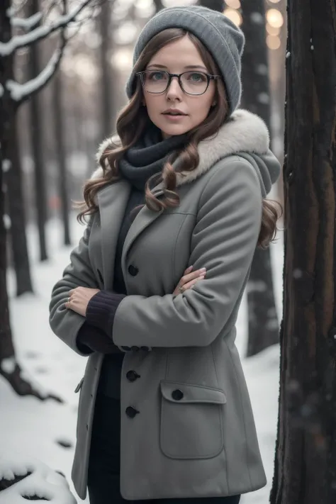 dianekeaton a woman wearing winter clothes, (8k, best quality, masterpiece:1.2), (realistic, photo-realistic:1.37), ultra high res, ultra-detailed, incredibly beautiful girl