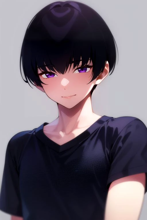 (best quality:1.1), (masterpiece:1.4), , , , , , (semi-realistic:1.4), 1boy, solo, male focus, <lora:mutsuki_naito:0.92>, mutsuki_naito, black hair, purple eyes, , bangs, , ,